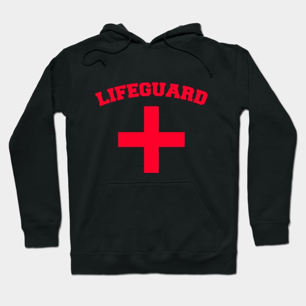 Lifeguard Beach Summer Swimming Ocean Lake Hero Hoodie by charlescheshire